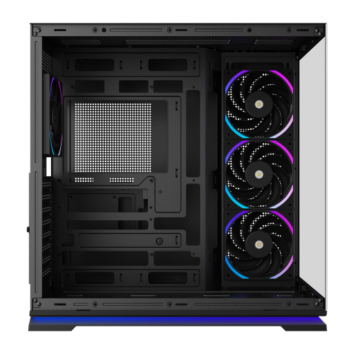 Powercool Plasma Mid Tower Gaming Case - Black 